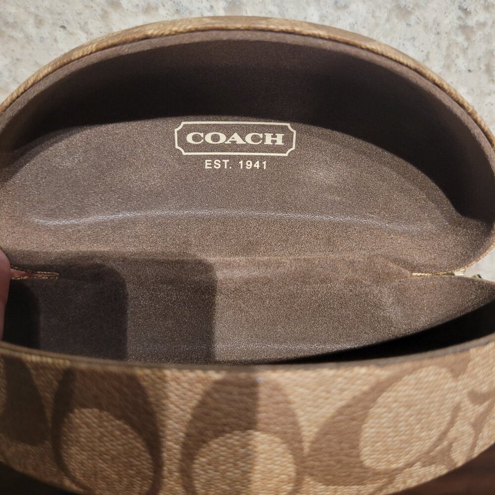 Coach sunglasses and case - Picture 6 of 9